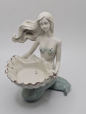 Rustic Mermaid Tealight Figurine